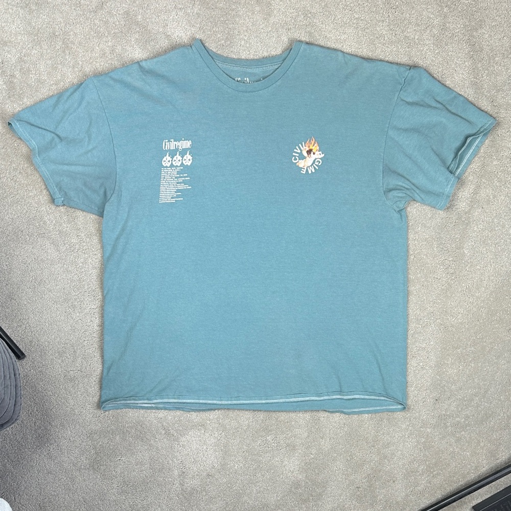 Men's Short Sleeve Graphic Tee - Blue